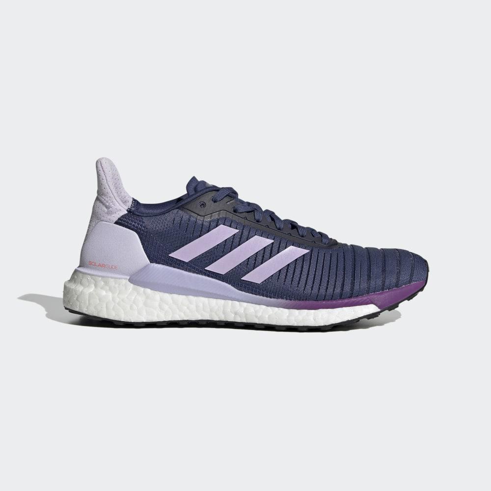 Bocanci Munte Adidas Solar Glide 19 Dama Romania - Indigo/Albi/Violet EE4333